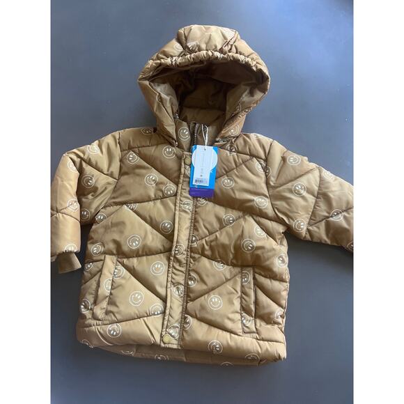 Rylee + Cru Smiley Puffer Jacket 2-3 NWT - Picture 1 of 6